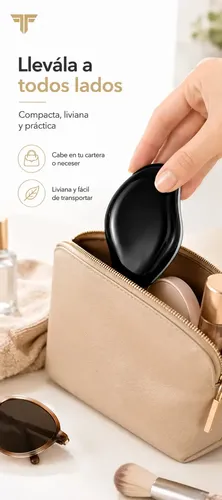 Piedra Depiladora Cristal Exfoliante Sin Dolor Lavable Suave Negro