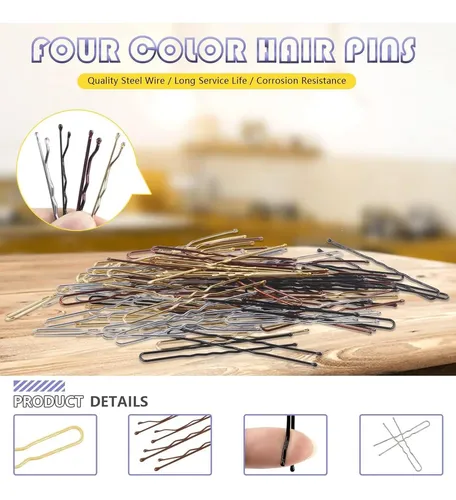 Kit De Horquillas Swpeet 420 Pcs Con Gomas Para Cabello