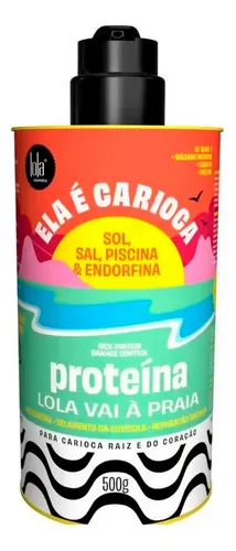 Lola Ela É Carioca Proteína Pelo Dañado Protector Térmico 6c
