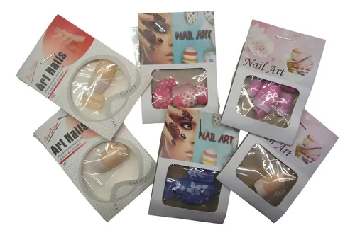 Uñas Postizas Surtidas X Mayor X 3 Blister De 12 Sets