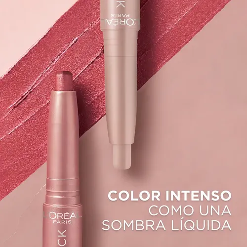 Sombra De Ojos En Barra Paradise De L’oreal Paris Sombra Cloudy Rose 118