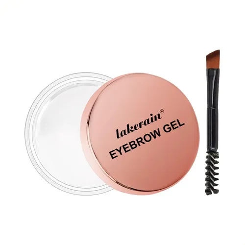 Gel Para Cejas Transparente Con Cepillo, Fijación Duradera