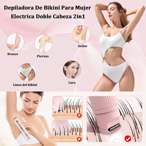 Xi 2 En 1 Depiladora De Bikini Para Mujer Depilación Facial