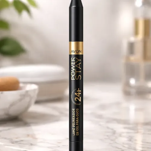 Avon Lápiz Delineador Negro Black Shimmer 24h