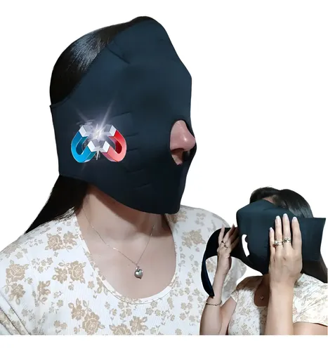 Máscara Facial Magnética Unisex Y Talle Universal Antiage