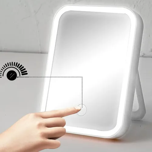 7 Luces Led Maquillaje Tocador Espejo Pantalla Táctil Usb