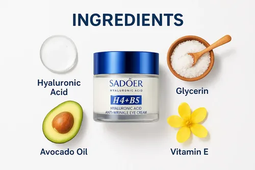 Serum Para Contorno Ojos Ácido Hialurónico B5 Sadoer Todo Tipo De Piel Día/noche