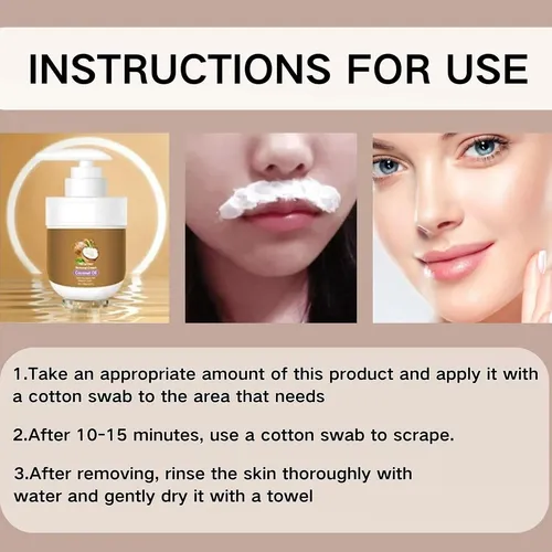 Crema Depilatoria Facial Jiuwuba 104.5 Ml Suave Para Piel