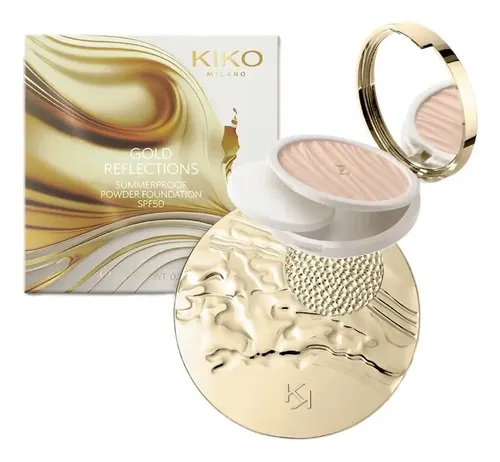 Kiko Milano Gold Reflections Base Polvo Spf50 Summerproof