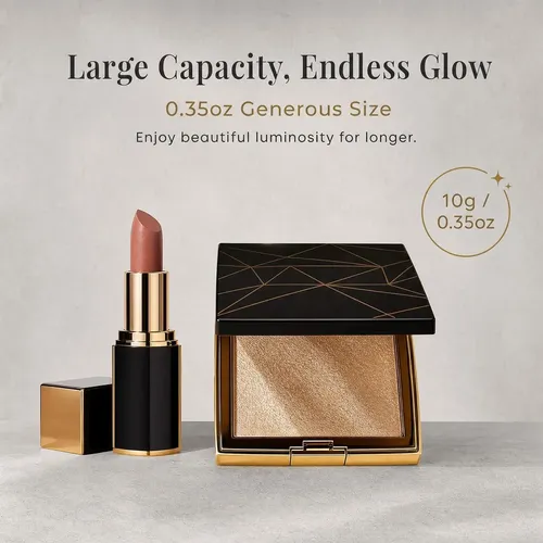 Iluminador Glow Highlighter Liyloihi 10 G Champagne