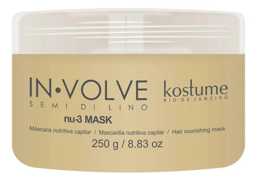 Mascara Capilar Nutritiva Kostume In Volve Semi Di Lino 250g