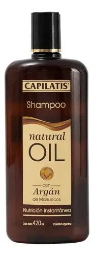 Shampoo Capilatis Natural Oil Con Argán X 420 Ml