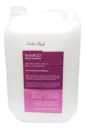 Shampoo Perfect Blond Hidro Nutritivo X 5 Lts Secos Maltrata