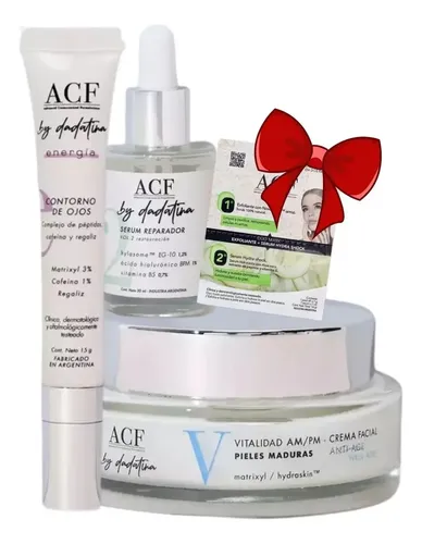 Dadatina Acf Skincare Antiarrugas Tensor Piel Madura Rutina