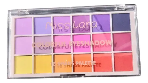 Estuche 18 Sombras Opacas Miss Lara Dia Madre Navidad Ydnis Color Cálidos