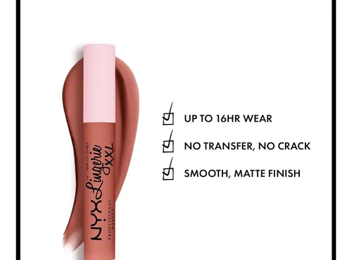 Labial Líquido Nyx Make Up Lip Lingerie Xxl Color Turín On