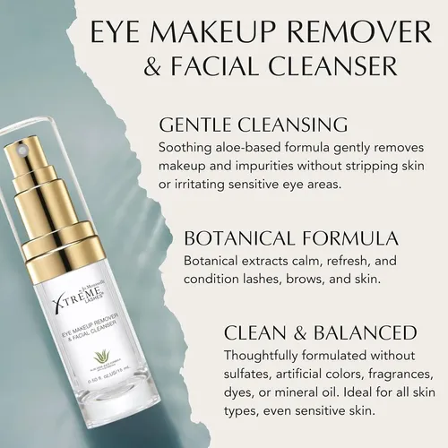 Removedor De Maquillaje Y Limpiador Facial Para Ojos Xtreme