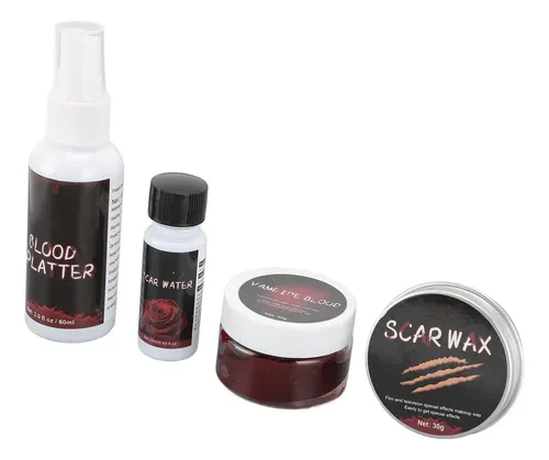Kit De Maquillaje Fake Blood, Espeluznante Pintura Festiva P