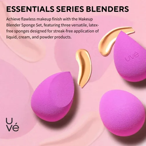 Esponja Maquillaje Color Beige Blender Vegana Y Suave