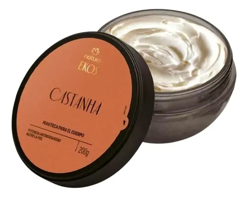 Manteca Corporal Ekos Castaña 200g Antiresequedad