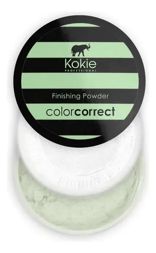 Kokie Cosmetics Polvo Fijador Verde Corrector 5 G