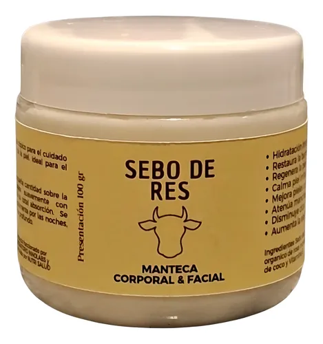 Crema De Sebo De Res. Cicatrizante Hidratante