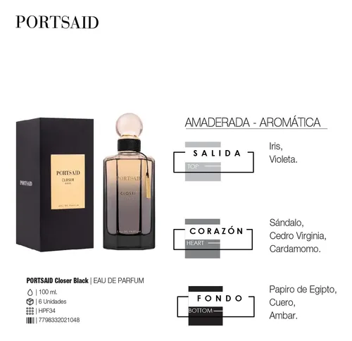 Portsaid Closer Black X 100ml