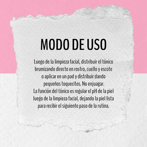 Agua De Rosas Con Glicerina 125ml Tonico Facial Natural Momento de aplicación Día/Noche Tipo de piel Todo tipo de piel