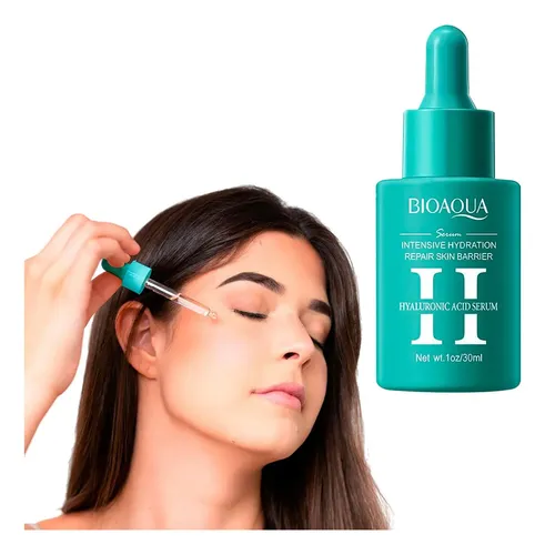 Sérum Ácido Hialurónico Facial Bioaqua Hidratante Aplicación