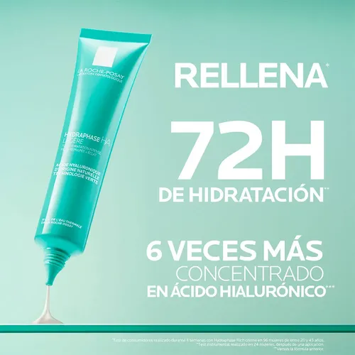 La Roche Posay Hydraphase Ha Legere 72h Piel Normal A Seca