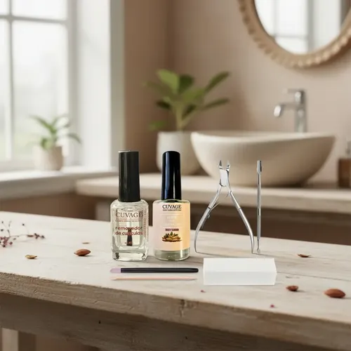Kit De Cuidado Corta Cutículas Alicate Repujador Aceite Uñas