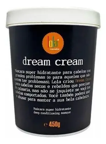 Dream Cream Mascarilla Capilar Hidratación 450g – Lola from Rio