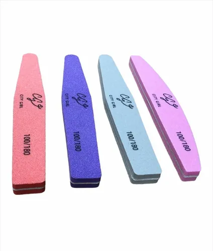 Lima Sponge 100/180 Lima Acolchada Manicuria Uñas Esculpidas