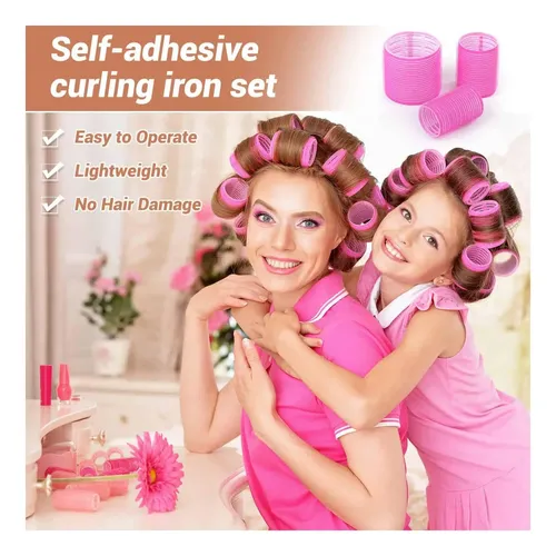 Juego De Rulos Para El Cabello Con Agarre Automático, 24 Con