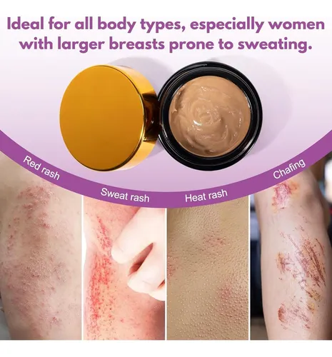 Crema Antirozaduras Y Sudor Para Mujeres 30g Con Aceite De