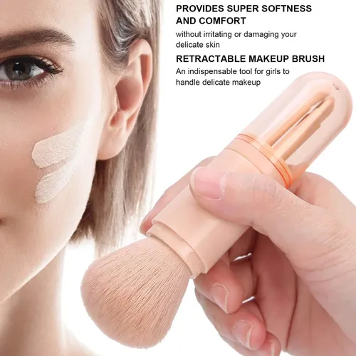 Juego De Brochas De Maquillaje, Brocha Para Quitar El Polvo