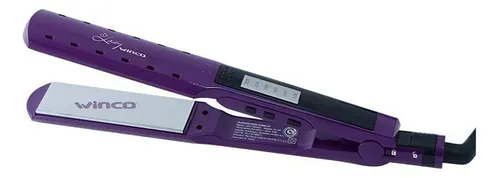 Planchita Plancha De Pelo Winco Digital Nano Titanium Color Violeta