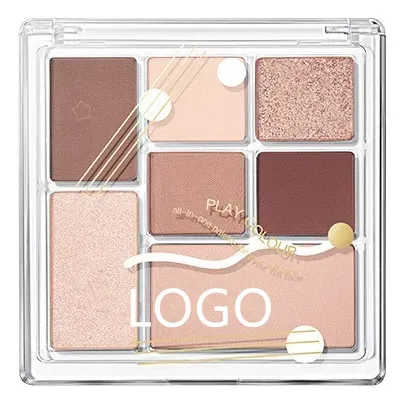 Paleta Multifunción Tangram De 7 Colores, Rubor En Tono Tier