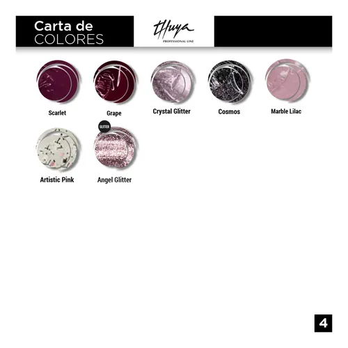 4 Esmaltes Semipermanentes Gel On Off X14ml Thuya