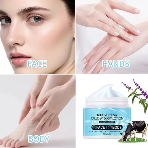 Qd2crema Facial Loción Corporal De Sebo Para Rostro Y Cuerpo