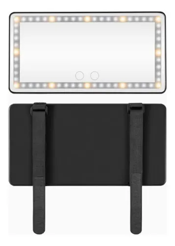 Espejo De Tocador Con Visera Solar Para Coche Con Luces, Led