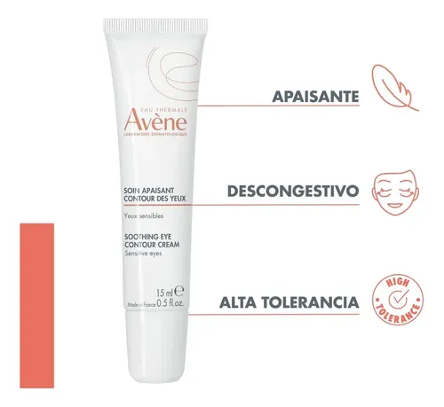 Avene Soin Cuidado Apaisante Calmante Contorno De Ojos Crema Hidratante Párpados