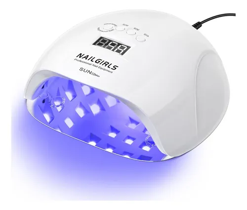 Lámpara De Uñas Uv Led Nailgirls 220w Blanca 42 Perlas