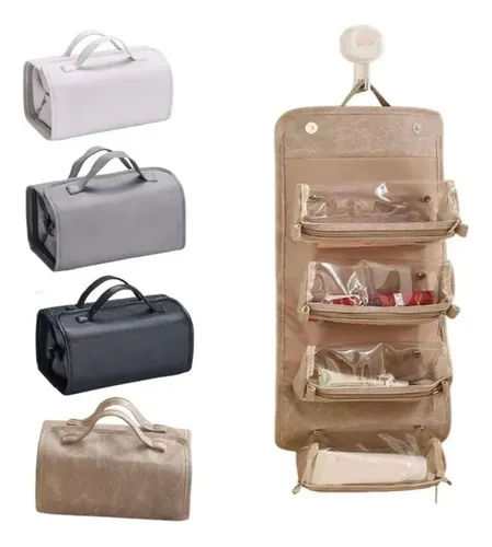 Neceser De Maquillaje Plegable E Impermeable Para Viaje