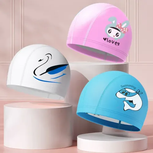 Gorra De Baño Elástica Impermeable For Niños