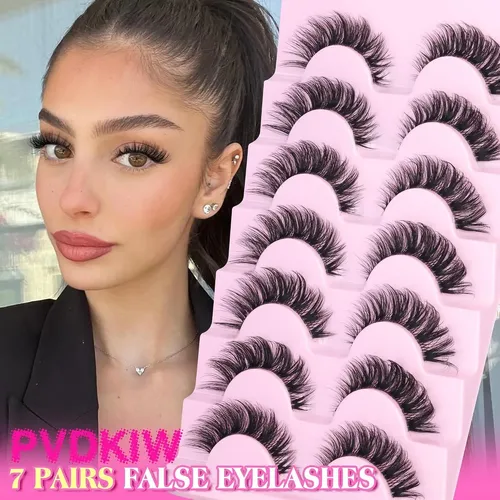 Pestañas Postizas Wispy Cat Eye 7 Pares Pvdkiw
