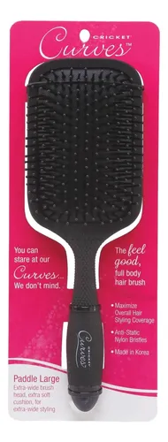 Cepillo Para Cabello Cricket Curves Grande Con Cabezal Curvo