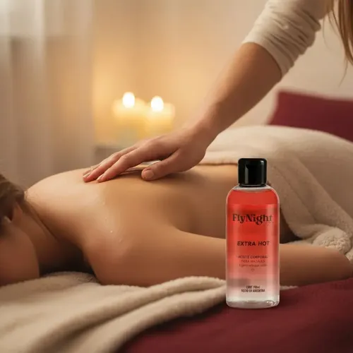 Aceite Para Masaje Calor Body Oil Corporal Fly Night 100ml