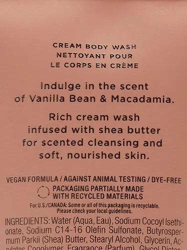 Jabon En Crema Corporal Humectante Victoria S Secret