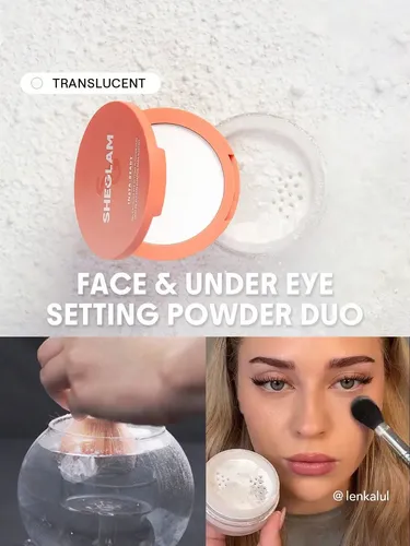 Sheglam Insta-ready Polvos Fijadores Rostro Y Ojos Tono Translucent